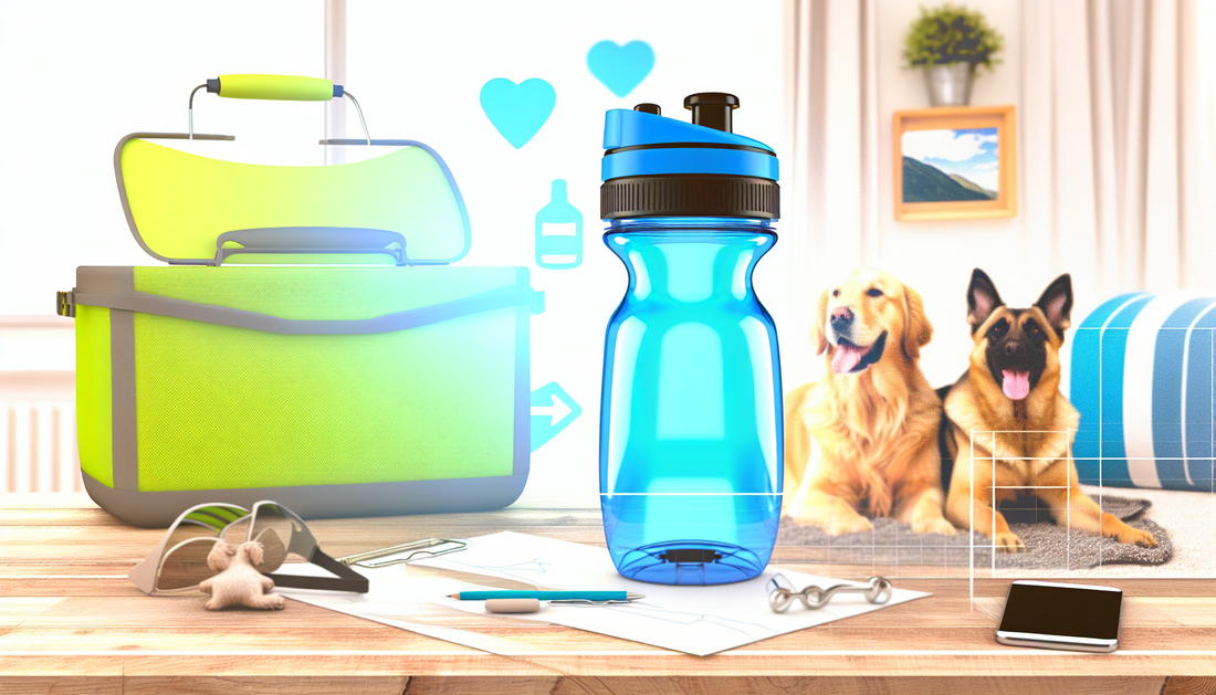 Portable Dog Water Bottle – Leakproof Pet Drinking Bowl for Travel, Hiking, Walking