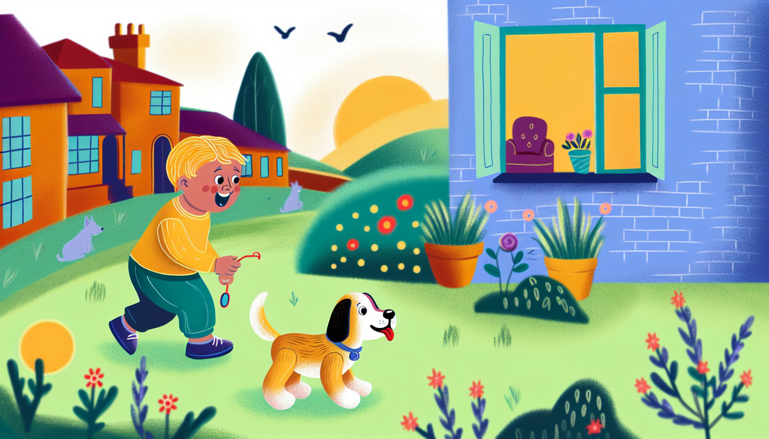 A Day in the Life of a Toddler and Their Walking Dog Toy