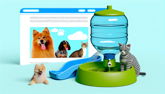 Pet Water Bottle Feeder – Gravity Flow Drinking Bowl for Dogs & Cats