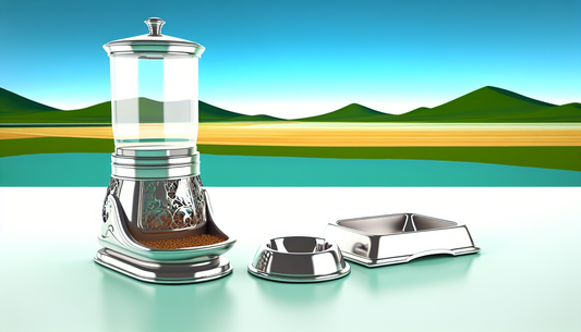 Stylish Pet Bowl Set – Water Dispenser, Feeder & Bowl Combo for Dogs and Cats
