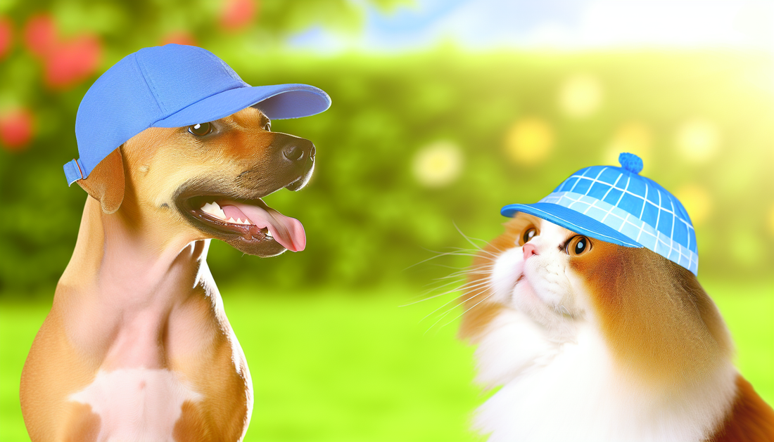 Pet Baseball Cap for Dogs & Cats – Sunshade Hat for Outdoor Comfort