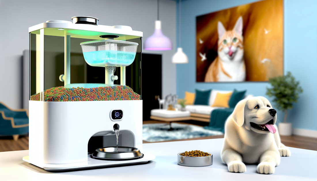 Smart Pet Feeder with Camera – 2-in-1 Automatic Dog & Cat Food Dispenser + Water Fountain