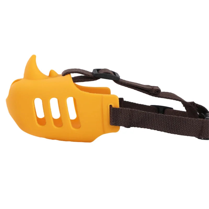 Pet Dog Muzzle Soft Silicone Pet Mouth Mask for Small Medium Dogs Breathable Stop Barking Biting Chewing Muzzles Dog Supplies