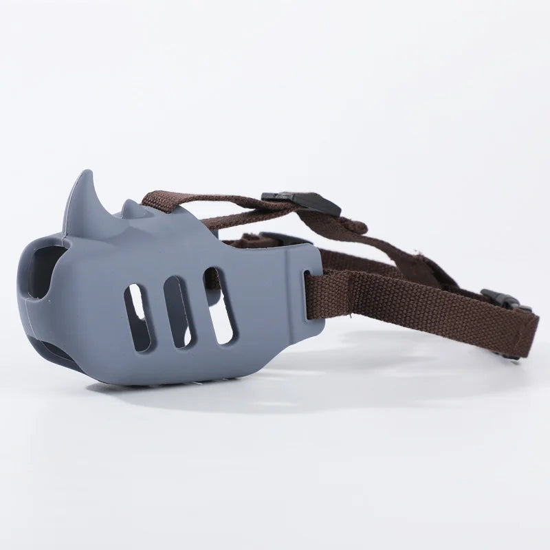 Pet Dog Muzzle Soft Silicone Pet Mouth Mask for Small Medium Dogs Breathable Stop Barking Biting Chewing Muzzles Dog Supplies