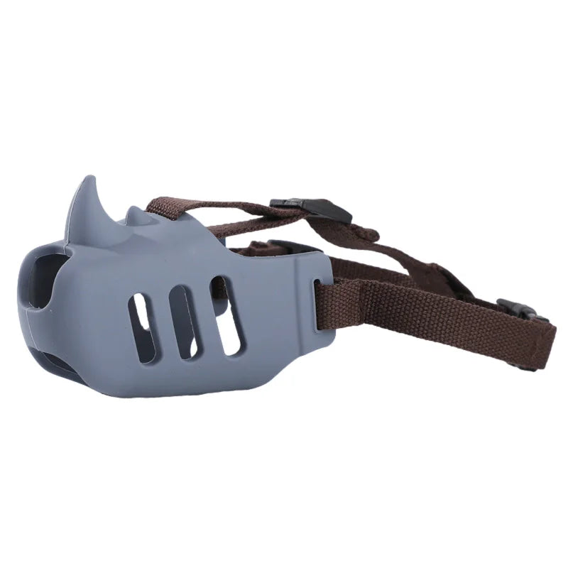 Pet Dog Muzzle Soft Silicone Pet Mouth Mask for Small Medium Dogs Breathable Stop Barking Biting Chewing Muzzles Dog Supplies
