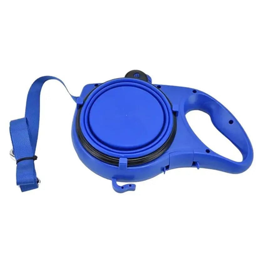 Pet supplies comes with a water bottle pet leash dog walking rope three in one portable pet leash