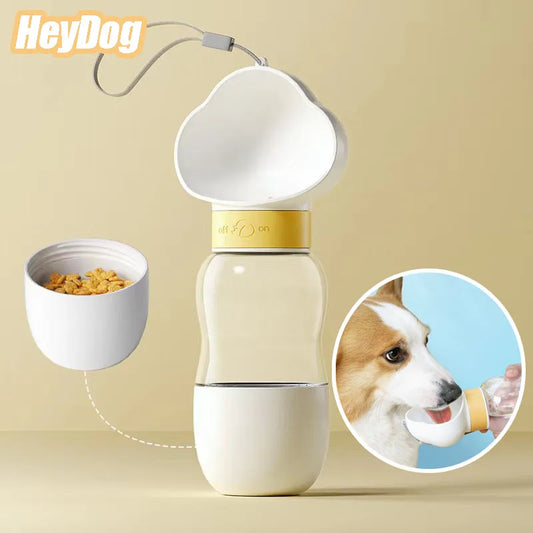 Dog Water Bottle For Outdoor Use Portable Companion Cup Plastic Water Bottle Dog Walking Water Feeding Dog Accessories Outdoor