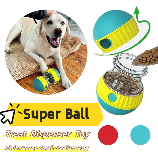 Interactive Dog Toy for Small Medium Large Dogs Cats Treat Dispenser Leaking Food Slow Feeder Pets Ball Toys Labrador Supplies